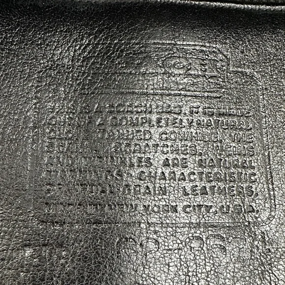 Coach Vintage Black Leather Tote Bag - Picture 6 of 8